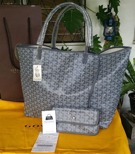 grey goyard tote bag|goyard st louis tote price.